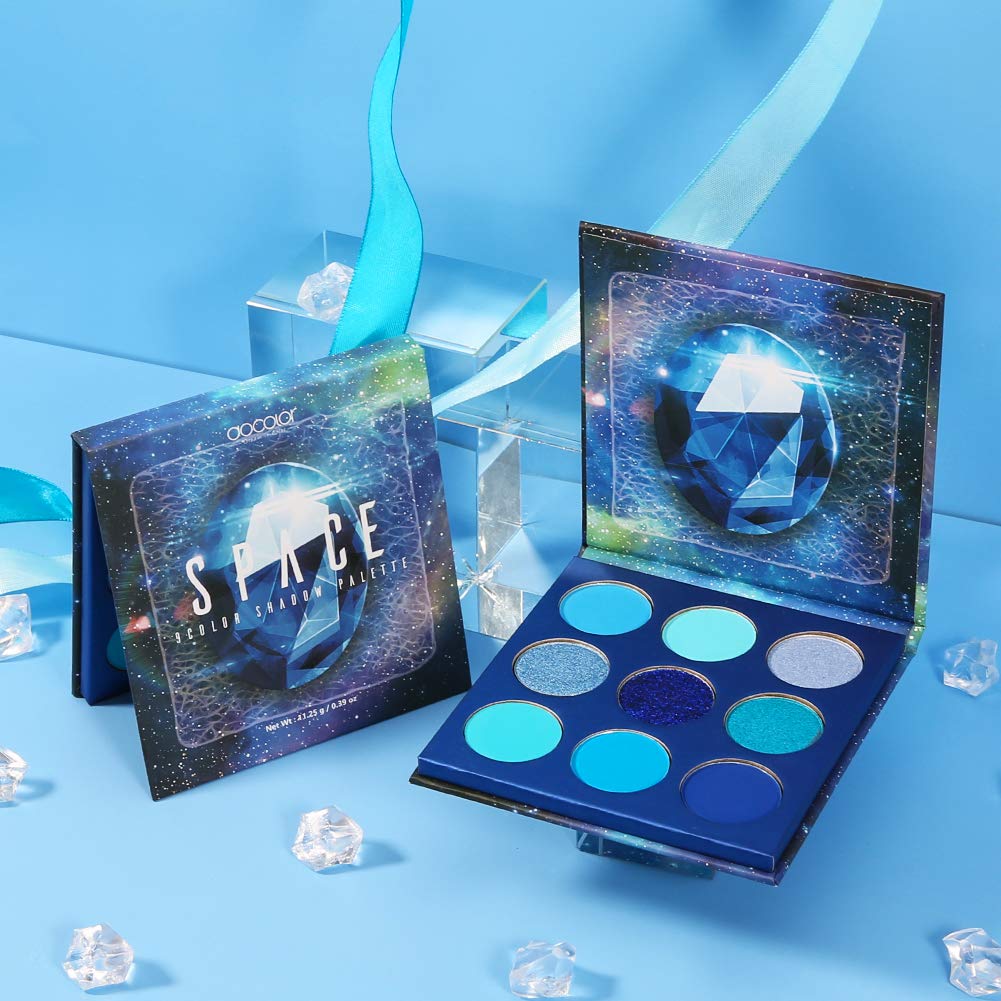 Lentejuela azul docolor para brillo glamoroso.