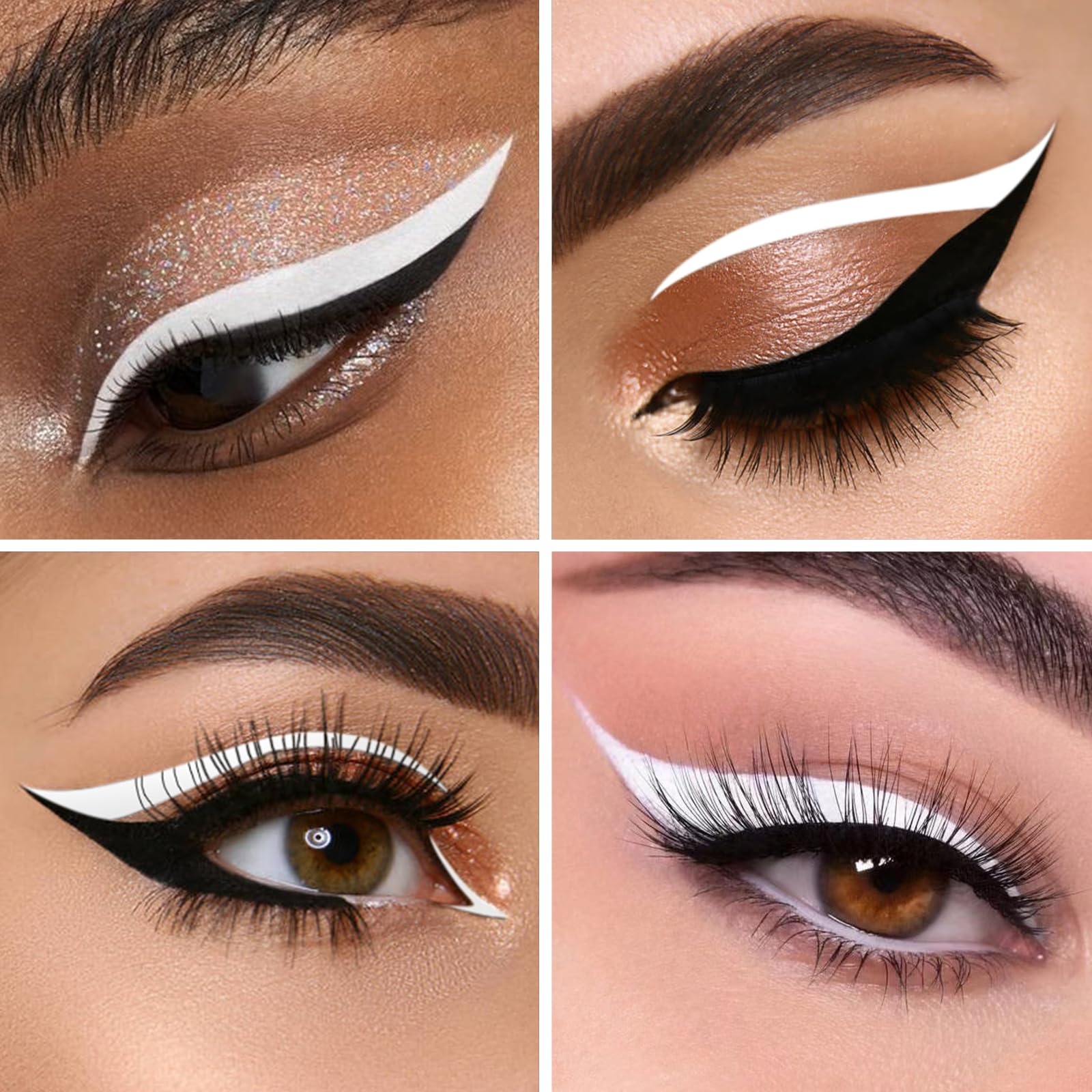 Docolor cruelty-free eyeliner verified with PETA standards in white.