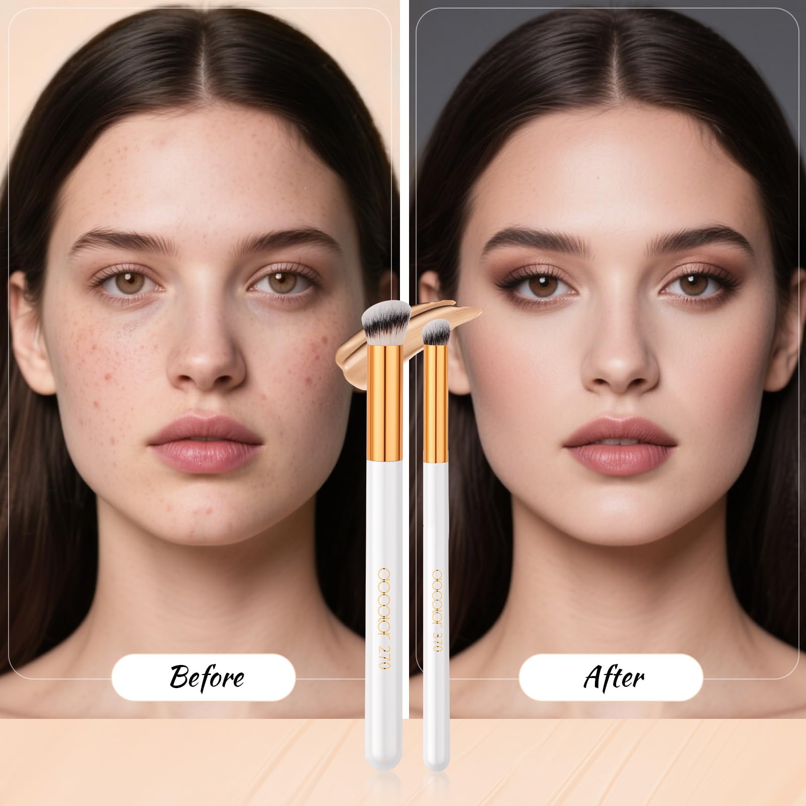 docolor detailed blemish concealer brush blends tiny spots seamlessly