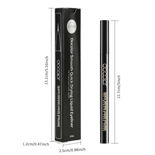 docolor easy-glide liquid eyeliner ensures comfortable application