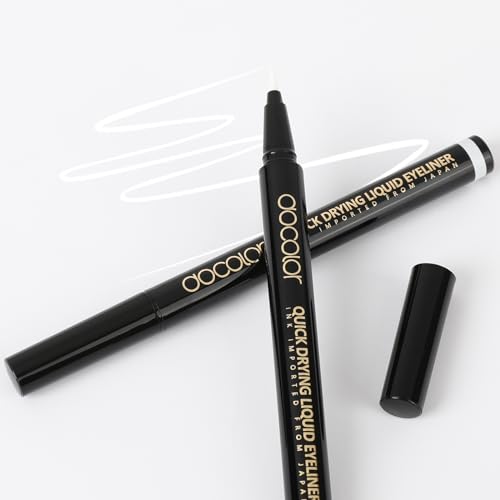 Easy removal after a long day without harsh rubbing of white eyeliner.