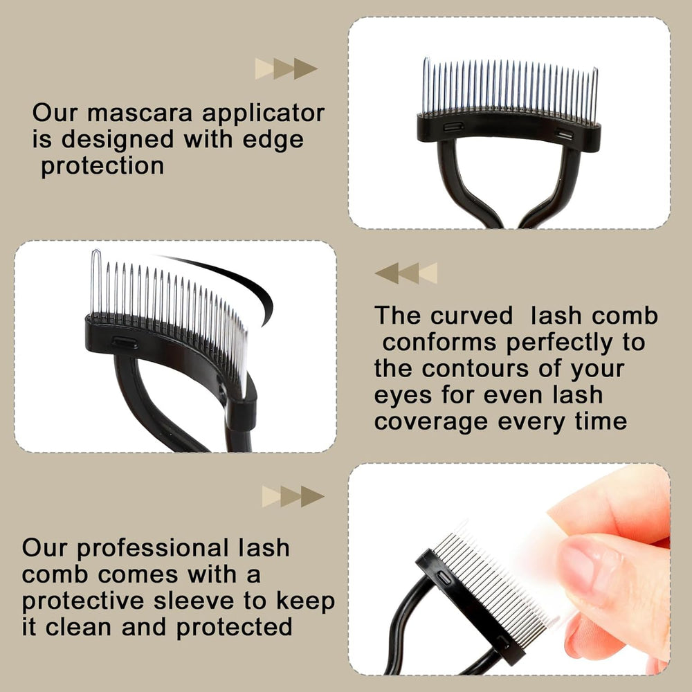 Docolor ergonomic handle design fits comfortably for precise eyelash grooming.