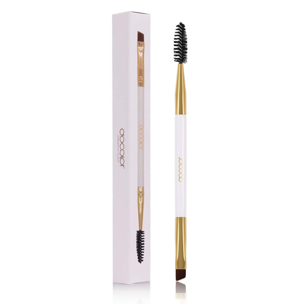 Docolor eyebrow brush duo compact design fits in a makeup bag.
