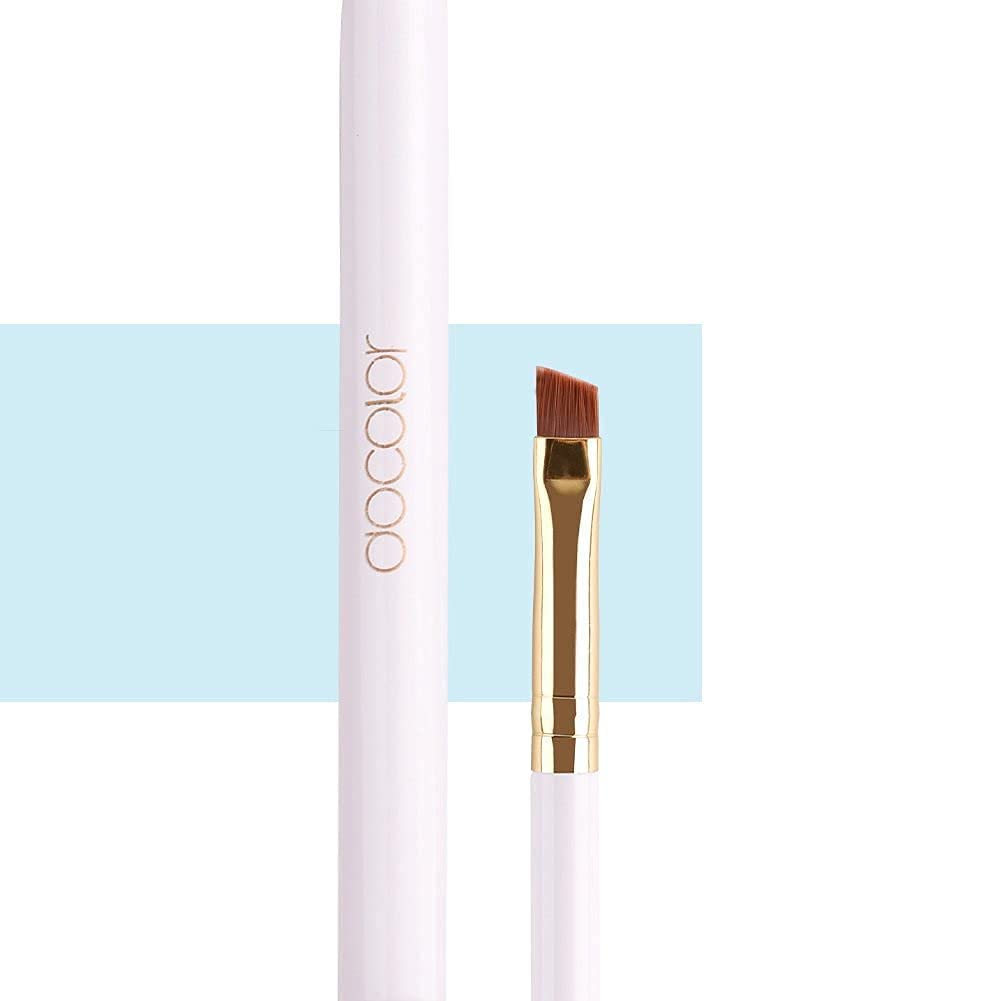 Docolor eyebrow brush duo includes protective case for on-the-go touch-ups.