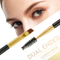 Docolor Eyebrow Brush Duo spoolie with soft bristles for grooming brows.
