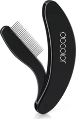 Docolor foldable eyelash comb folded compact design protects teeth during travel.