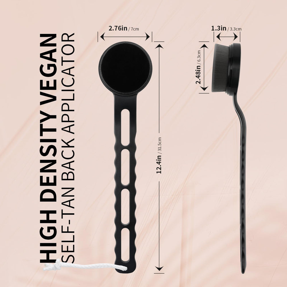 docolor Foundation and tanner brush blends products for natural-looking color.