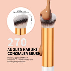 docolor mini spot concealer brush 370 targets small blemishes with precision