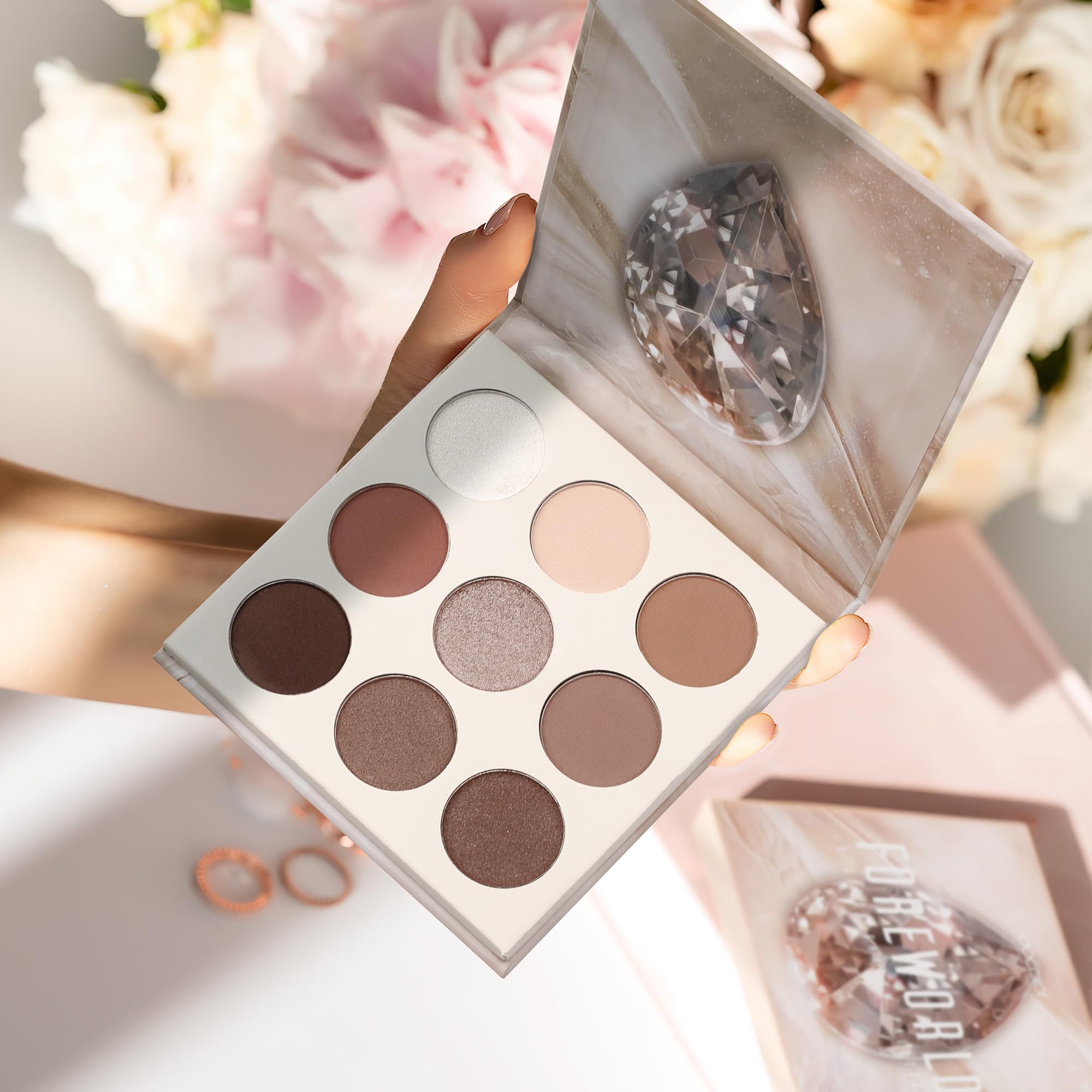 docolor Neutral Eyeshadow Palette travel-friendly compact for on-the-go makeup.