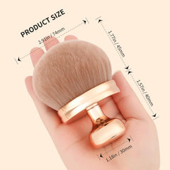 docolor Rose gold handle offers comfortable grip for precise body makeup.