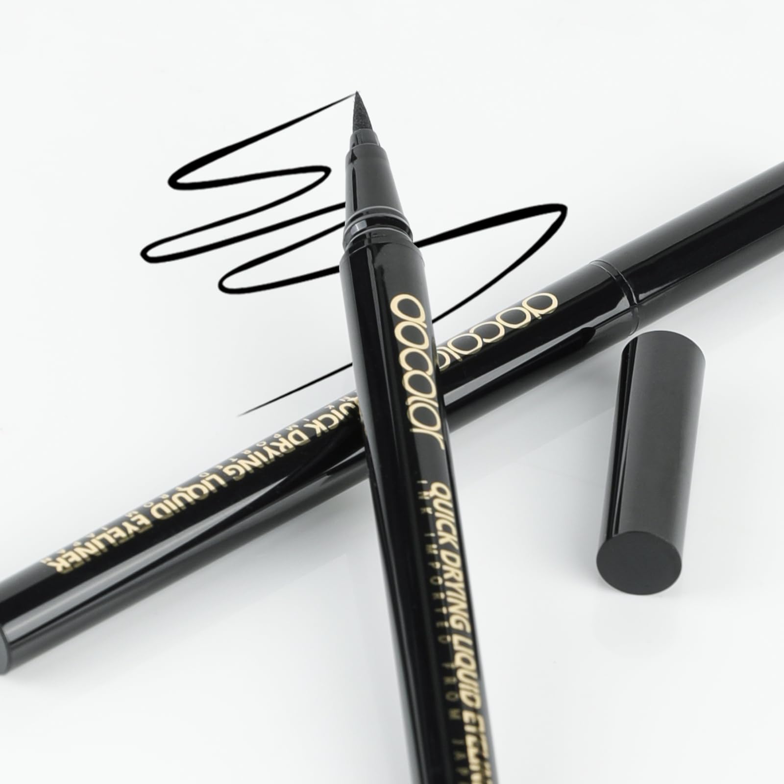 docolor rich black pigment creates dramatic, eye-catching definition