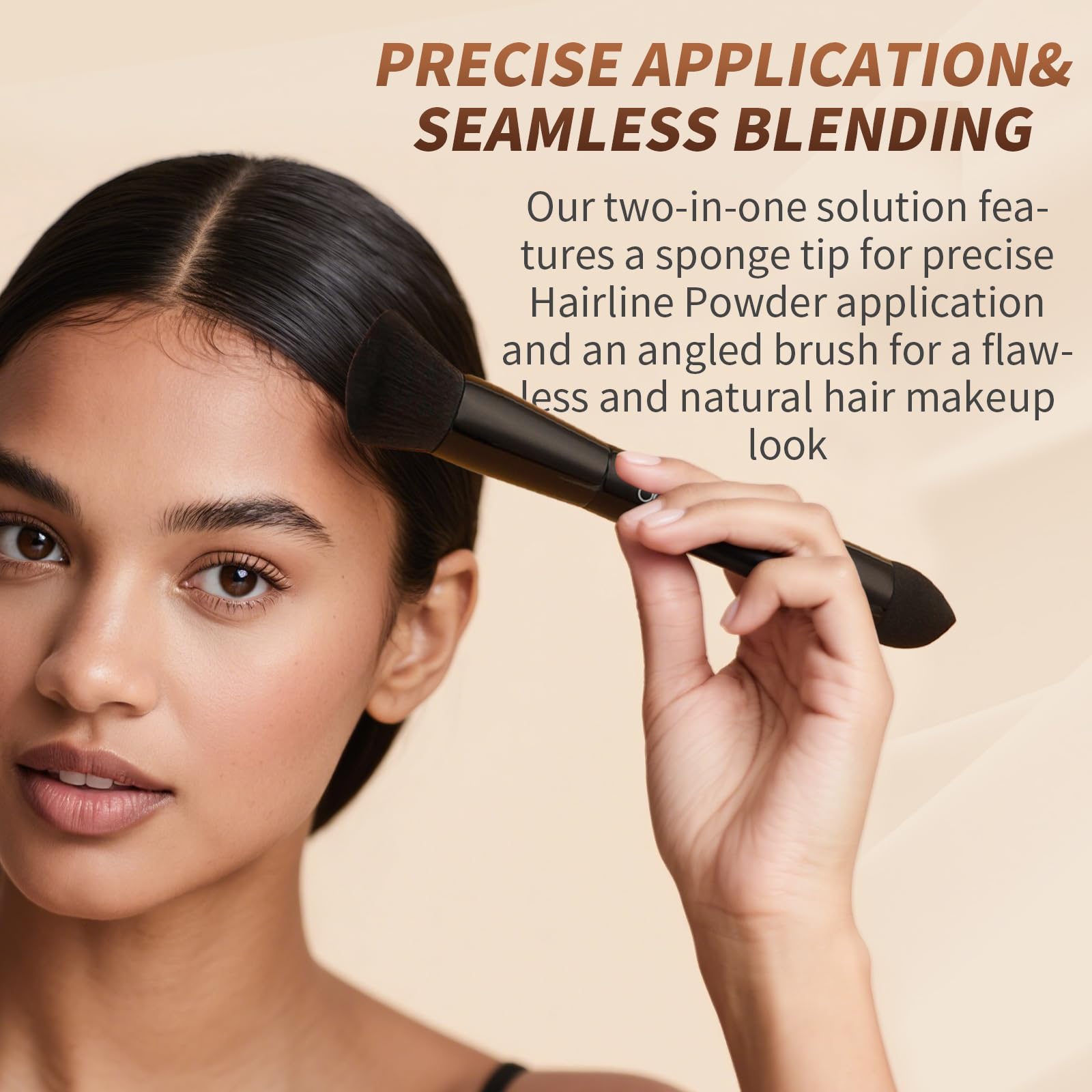 docolor travel-friendly hair makeup brush fits in your kit