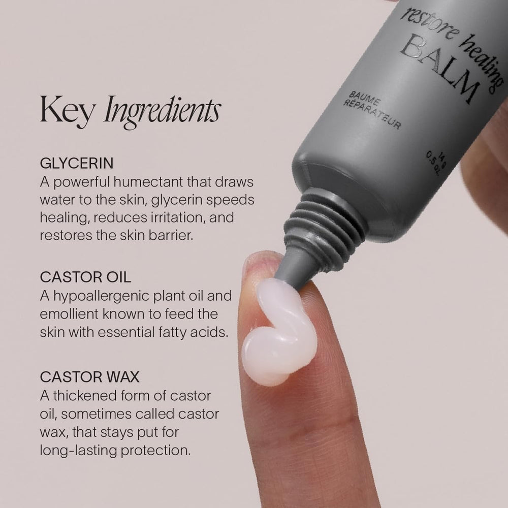 Doctor Rogers Restore apply to dry skin demonstrating barrier-friendly relief.