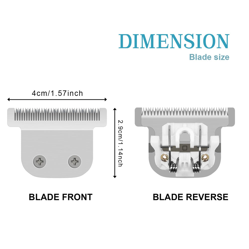 DODAER T-Blade compatibility image highlights Wahl model range for flexible replacements.