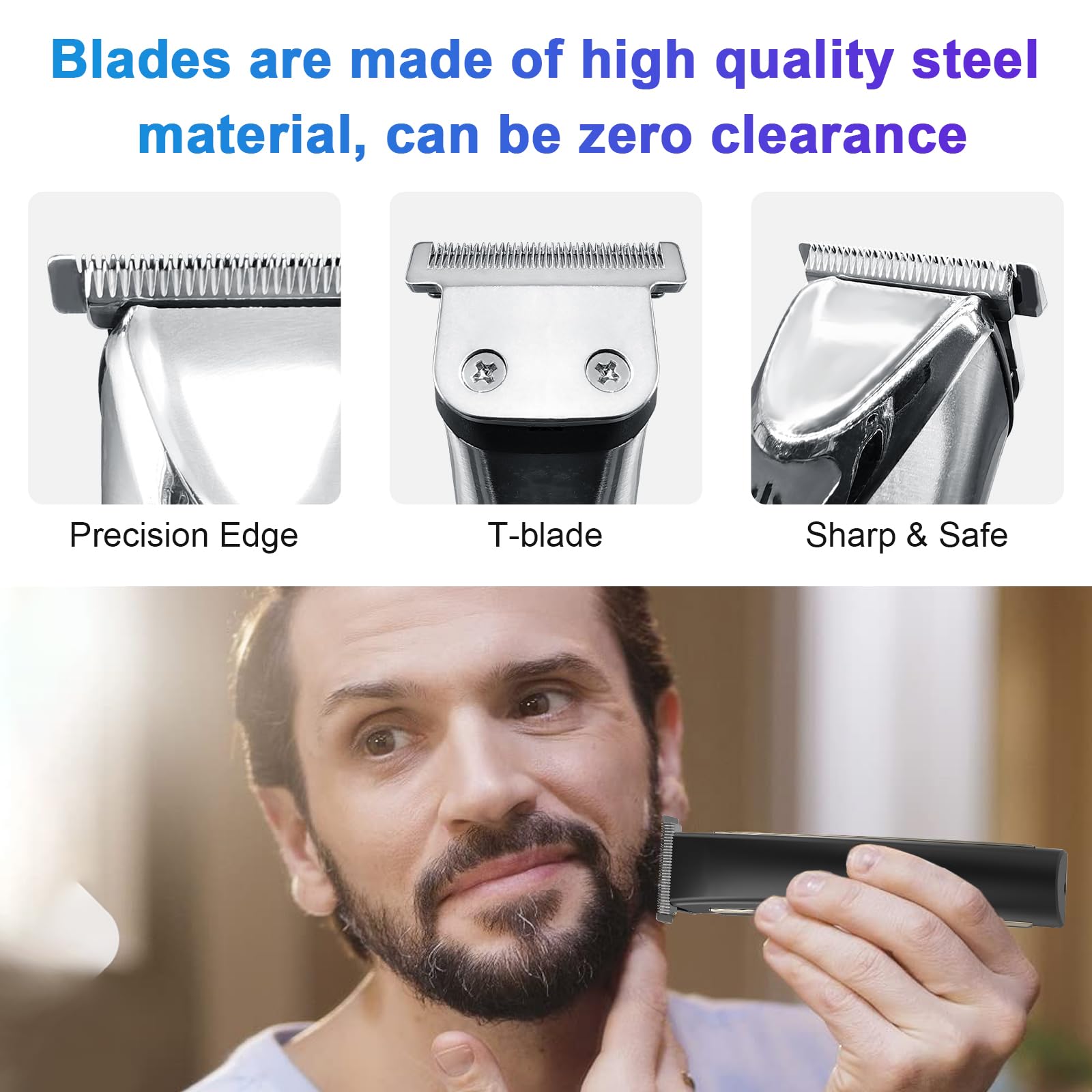 DODAER T-Blade high-quality steel emphasizes long-lasting sharpness and durability.