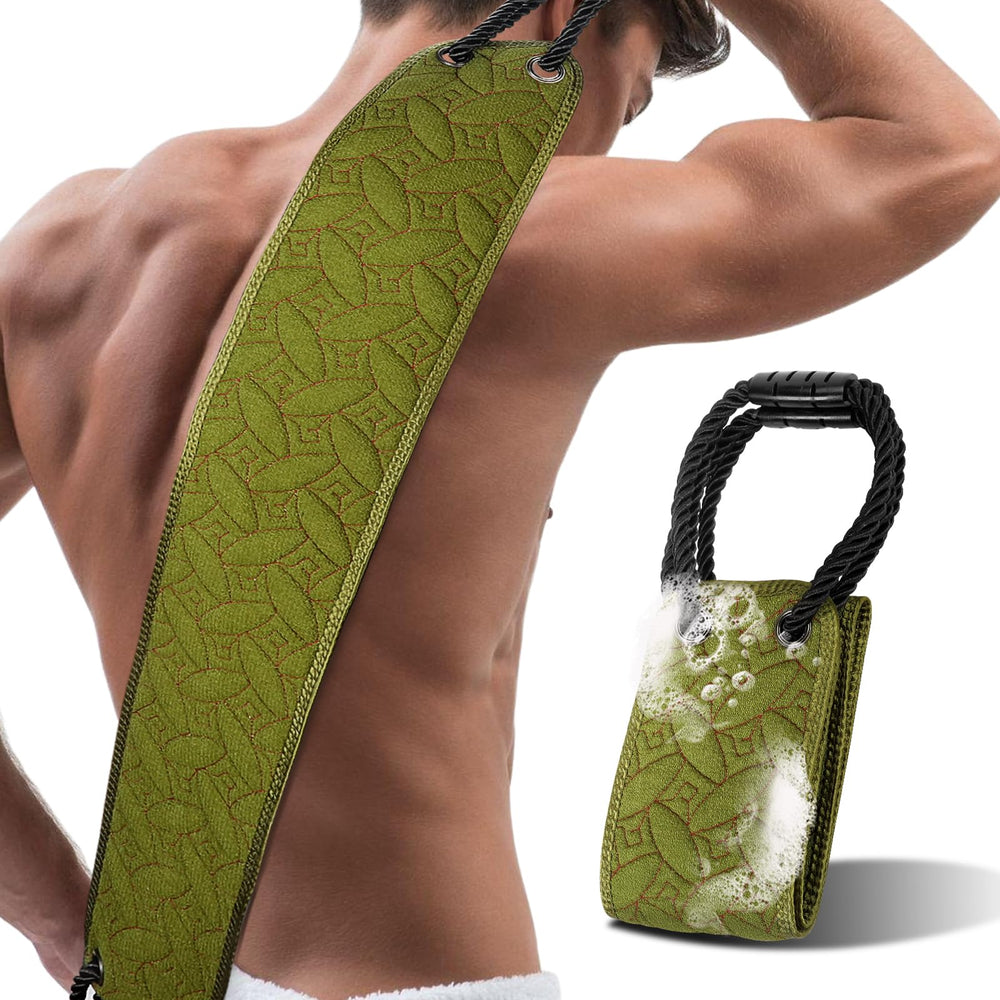Dodiff exfoliador de espalda de 38-5 pulgadas para alcanzar la espalda al ducharse.