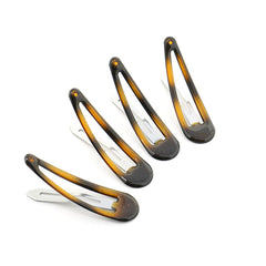 Dofash tortoise epoxy clip with metal grip for secure half-up looks