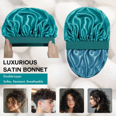 Gorro satinado Doitory con elástico suave para dormir sin dejar marcas