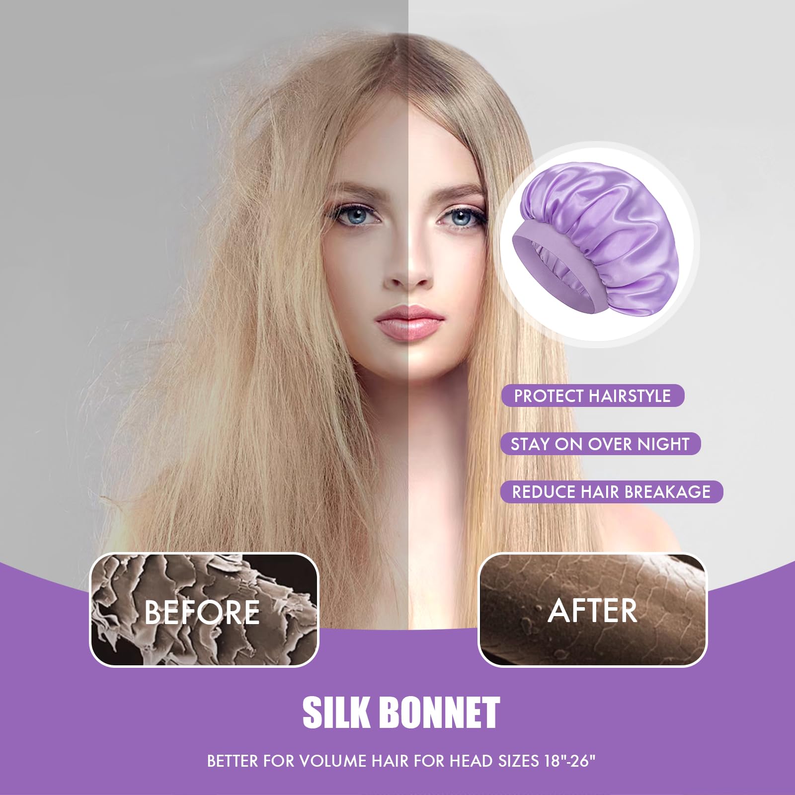 Doitory talla única se adapta a todo tipo de cabello.