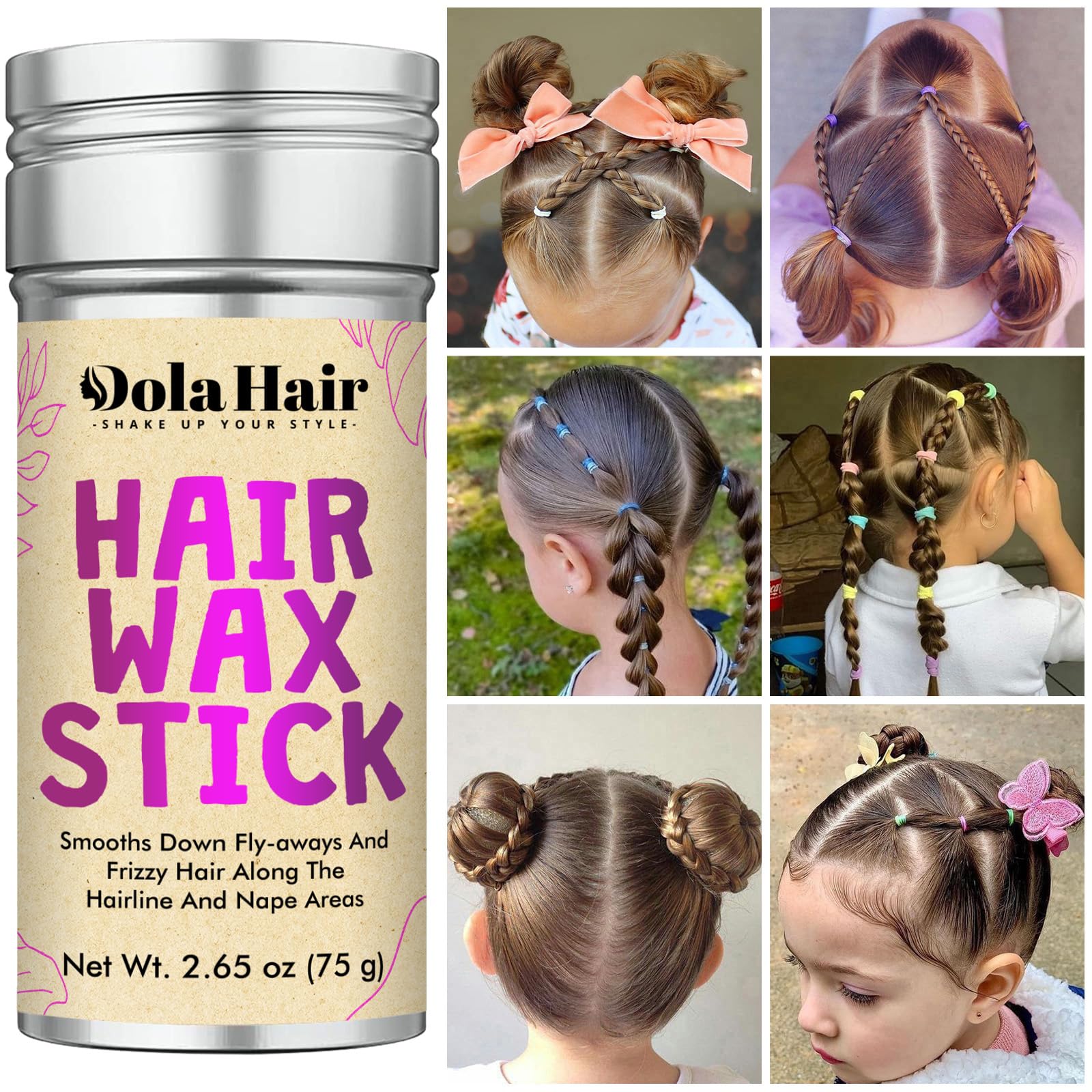 Dolahair aplicación directa, uso limpio sin manos.