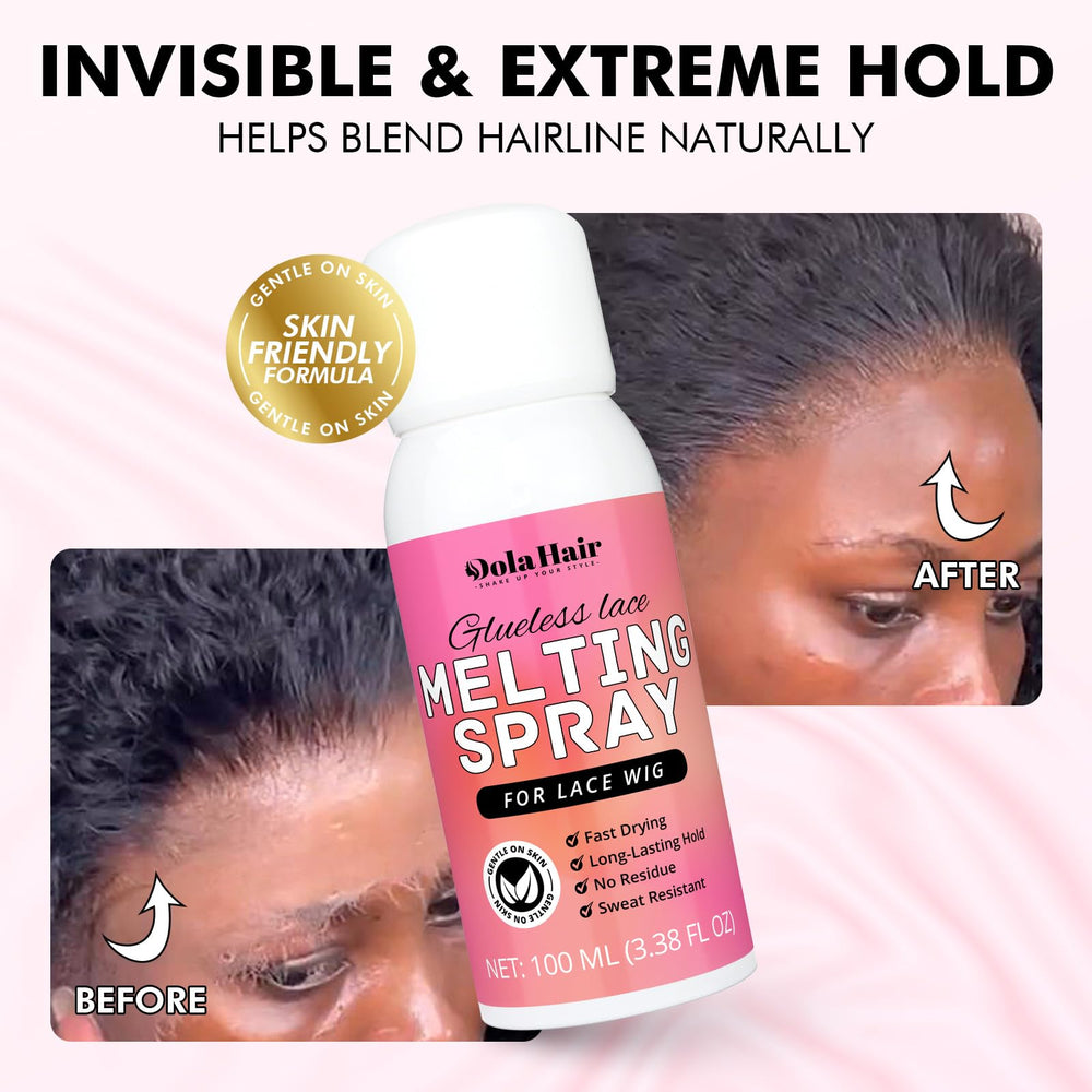 Dolahair bald cap method compatibility shows versatile wear options
