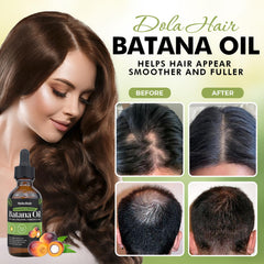 Dolahair Batana Oil: aplicación en manos para hidratar la piel.