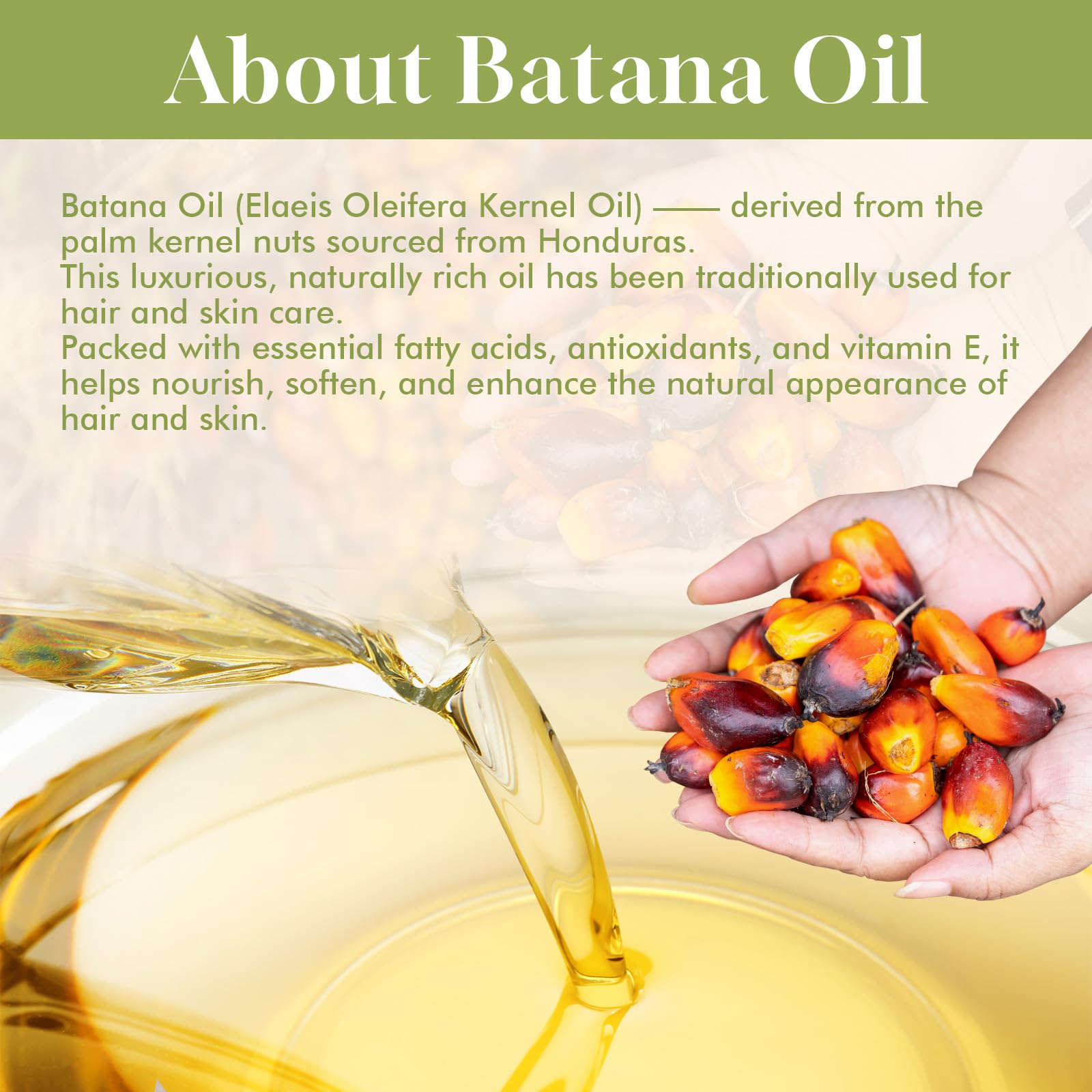 Dolahair Batana Oil: cabello con brillo y manejo suave.