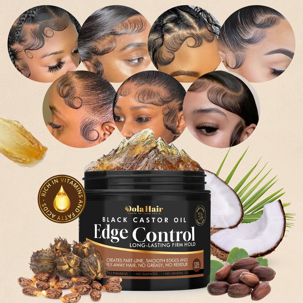 Dolahair control de bordes para todo tipo de pelo, incluido 4C.