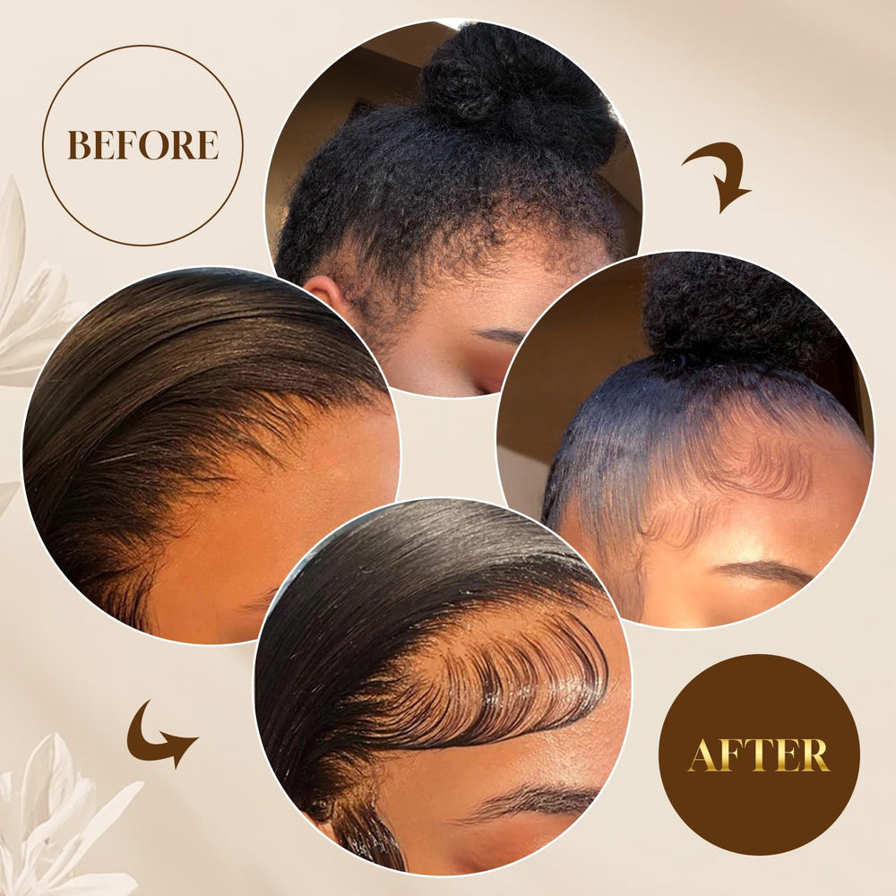 Dolahair control de bordes resistente a la humedad para estilo duradero.