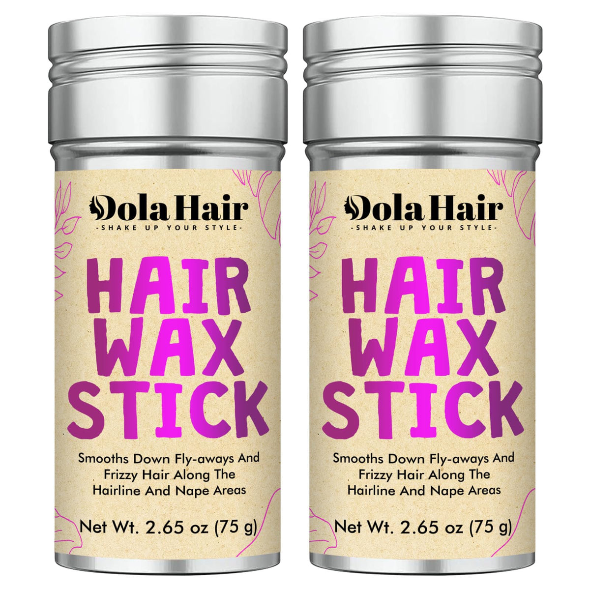 Dolahair empaque con dos barras, retoques rápidos.