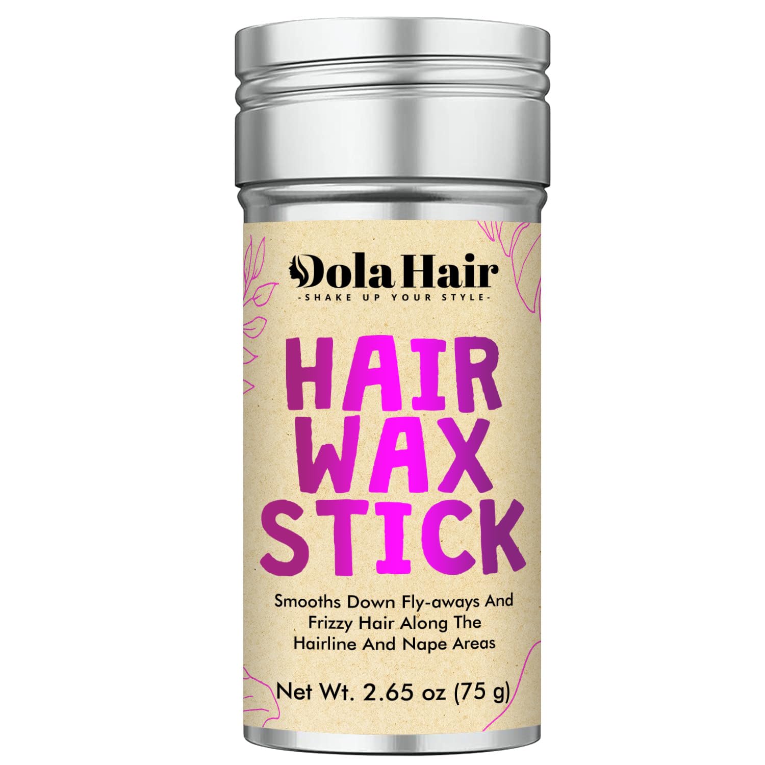 Dolahair Hair Wax Stick smooths flyaways for a polished finish
