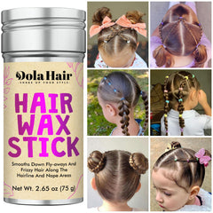Dolahair Wax Stick helps with updo styling for refined looks