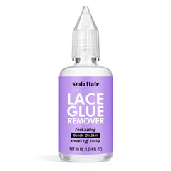 Dolahair Lace Glue Remover bottle pours, ready for precise bond treatment