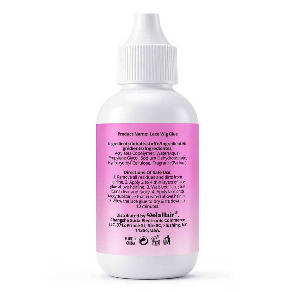 Dolahair lace wig glue creates an invisible bond for secure wear