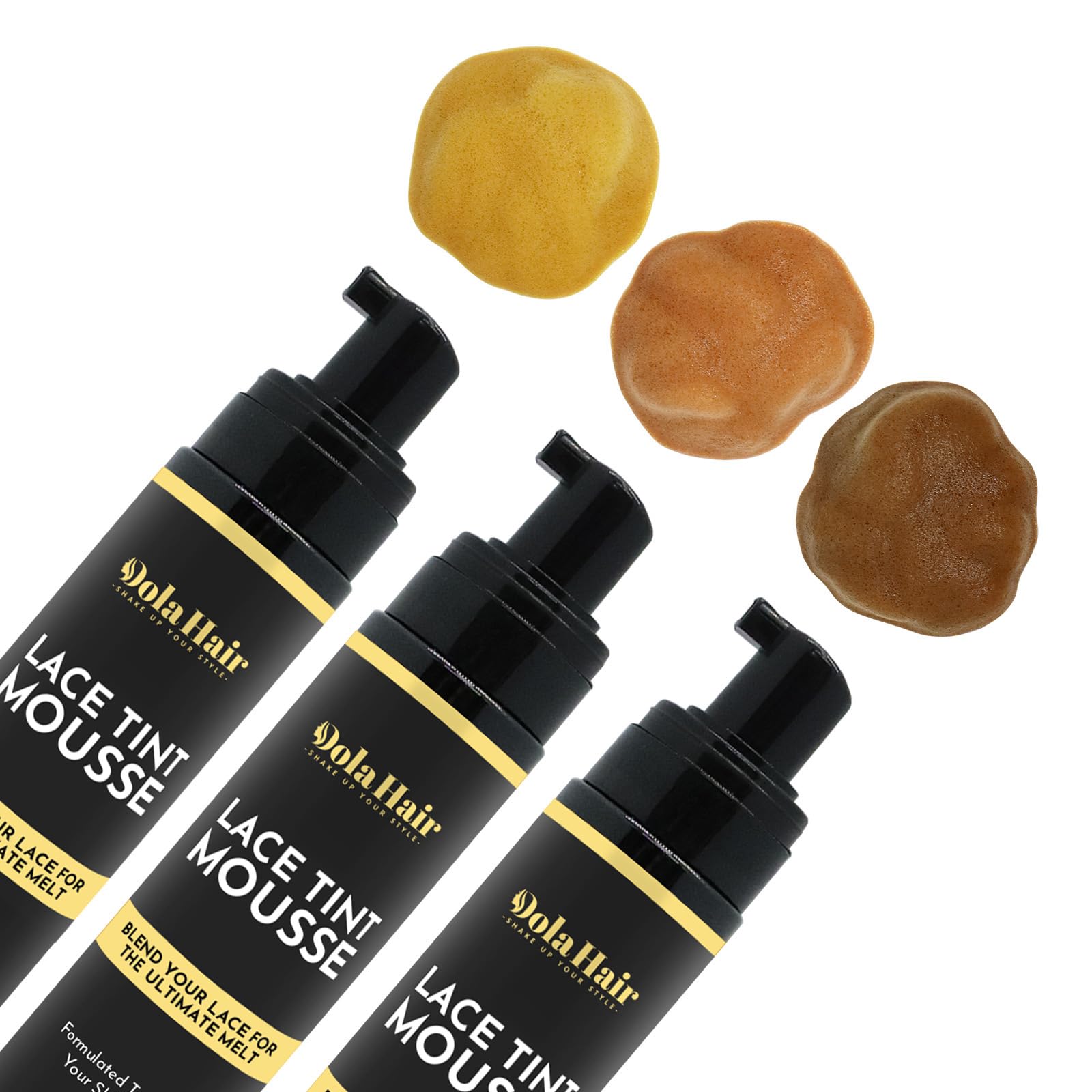 Dolahair natural lace blend matches skin tone evenly
