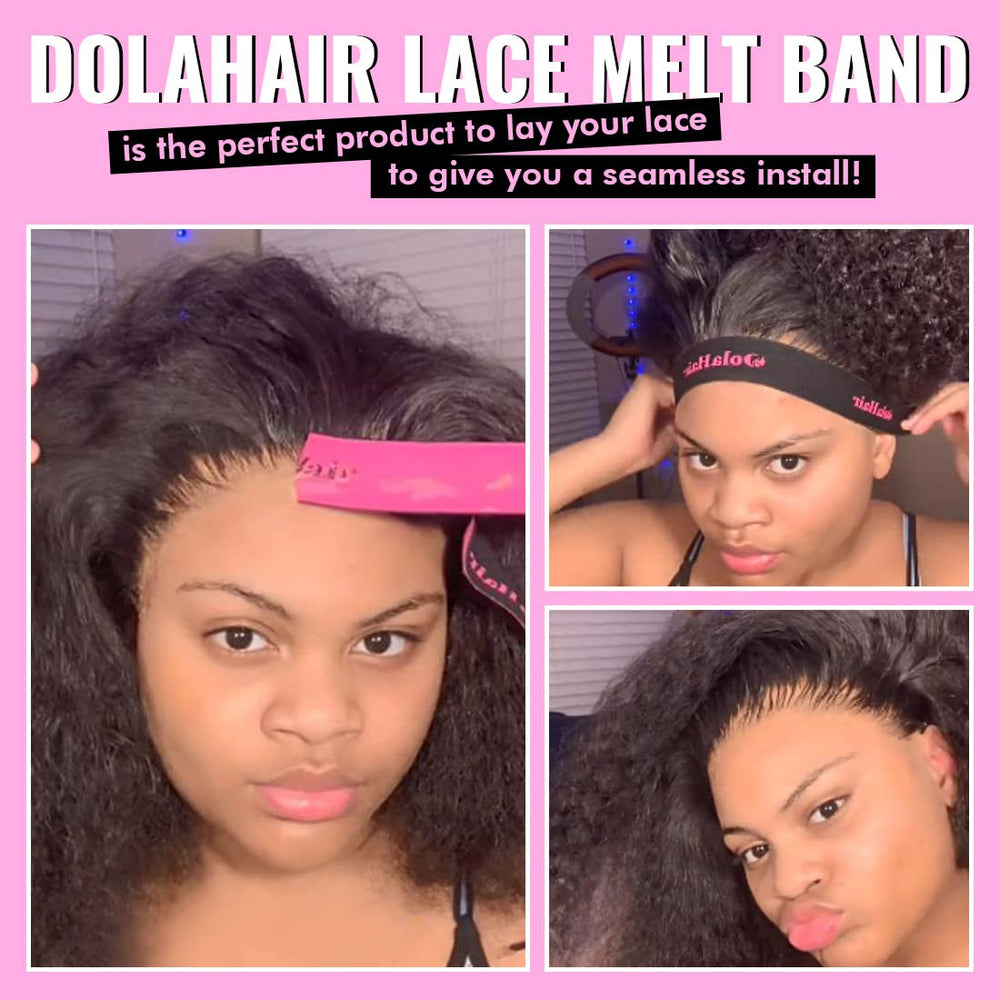 Dolahair skin-tone blend application demonstrates natural transition.