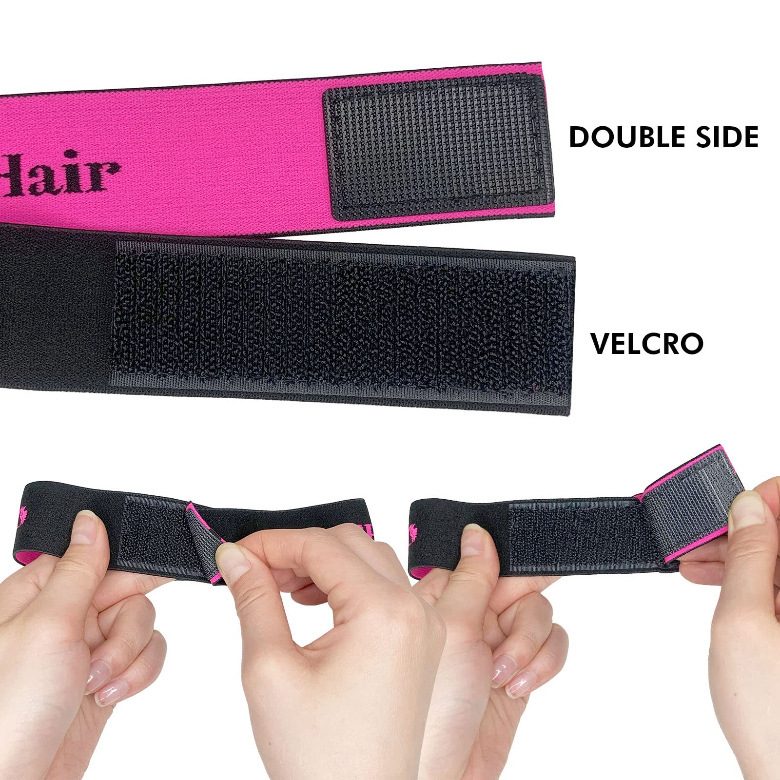 Dolahair wig band placement to flatten the lace.