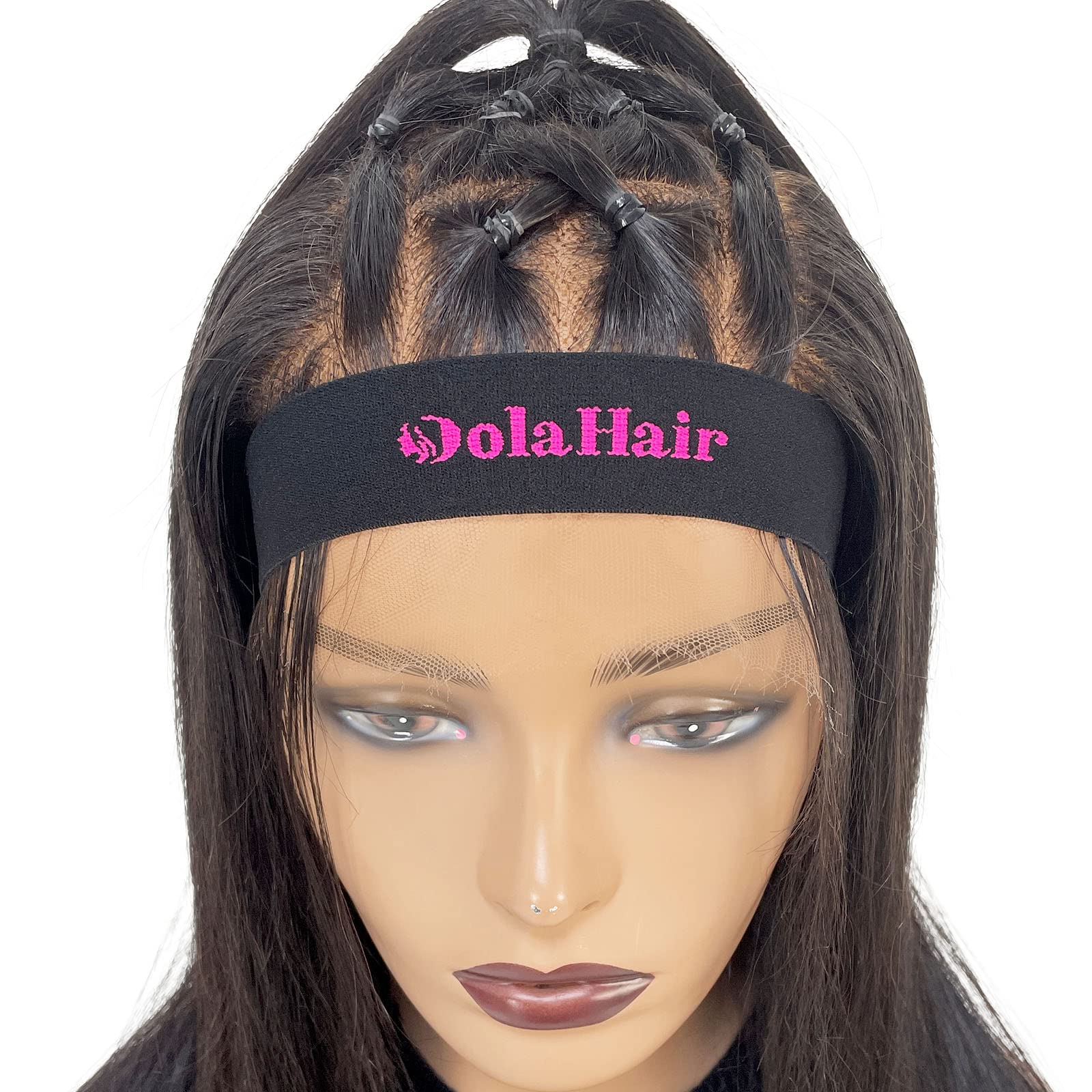Dolahair wig cap set includes four caps for clean installation.