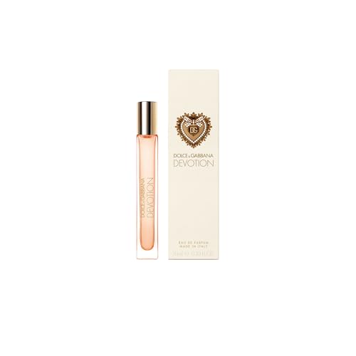 Dolce&Gabbana Devotion bottle detail showcasing Sacred Heart motif