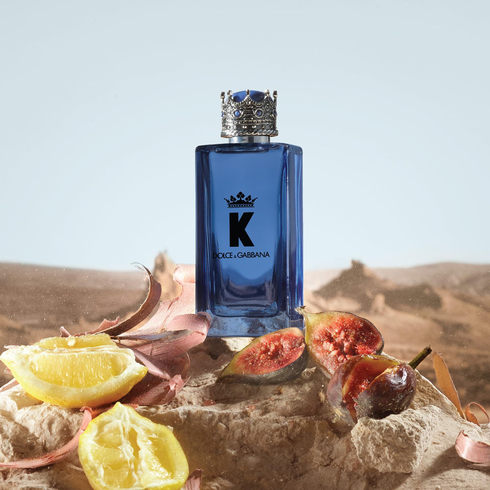 Dolce&Gabbana K EDP packaging box, premium presentation suitable for gifting.