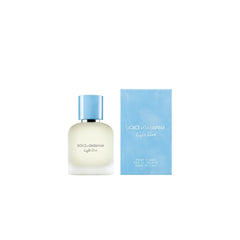 Dolce&Gabbana Light Blue Pour Homme bottle close-up, adds a breezy Mediterranean vibe for everyday use.
