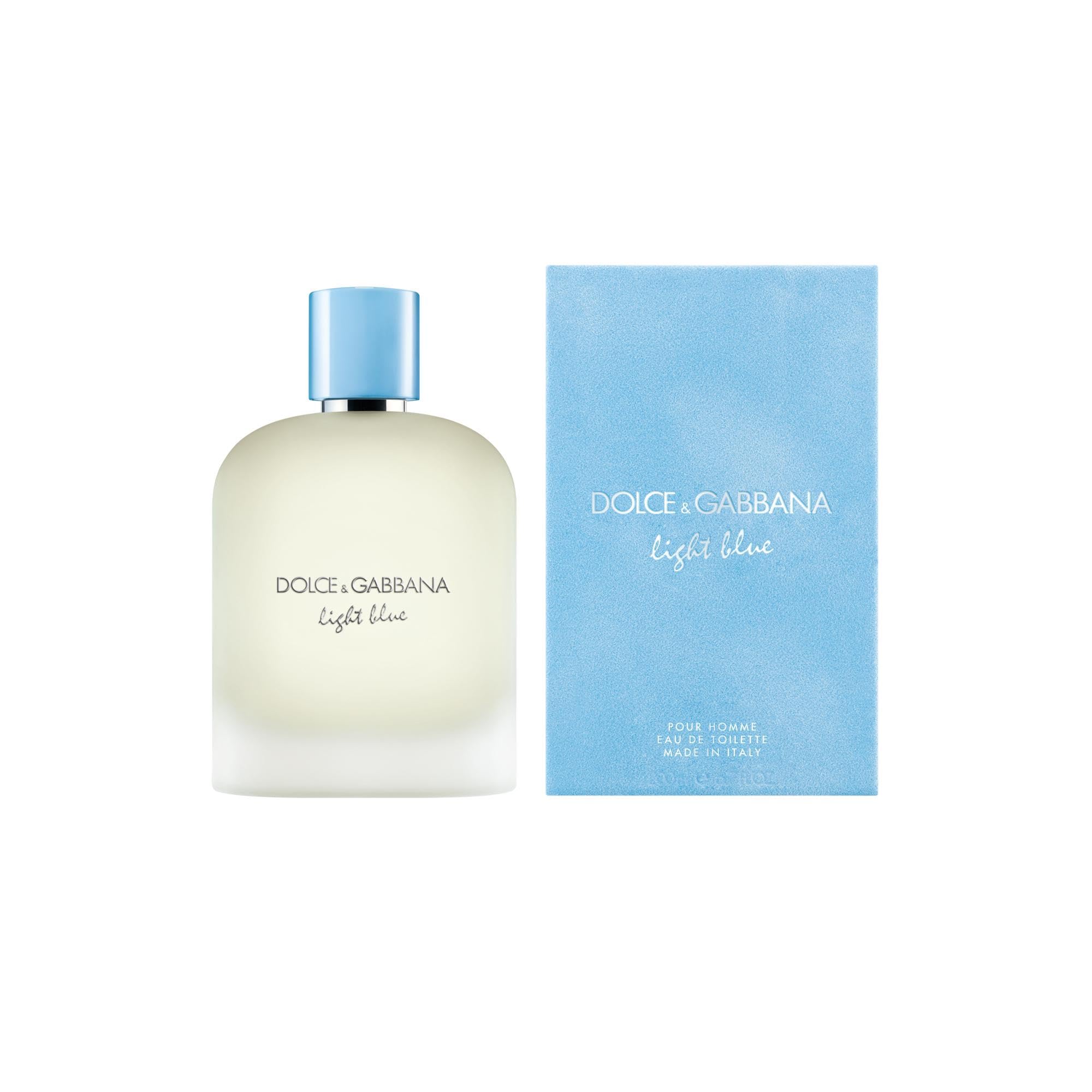 Dolce&Gabbana Light Blue Pour Homme Capri cliffs scene evokes Mediterranean energy.