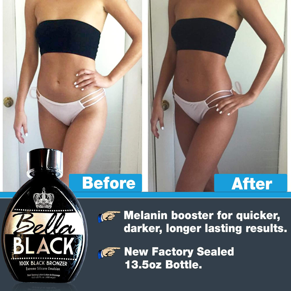 Dolce Vita Bella Black 100X emulsión de silicona para hidratar y suavizar la piel.