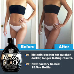 Dolce Vita Bella Black 100X emulsión de silicona para hidratar y suavizar la piel.
