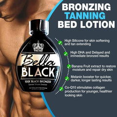 Dolce Vita Bella Black 100X extracto de banana para nutrición de la piel.