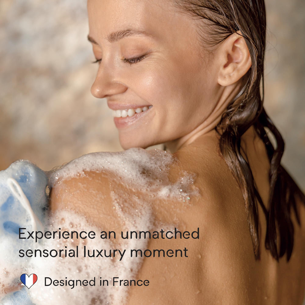Doliderm Paris Honey Shower Oil texture reveals non-greasy softness after use.