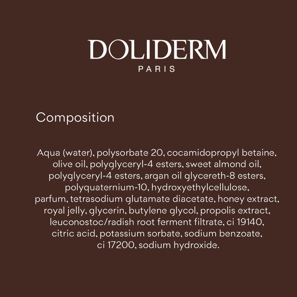 Doliderm Paris made in Greece label emphasizes craftsmanship and quality.
