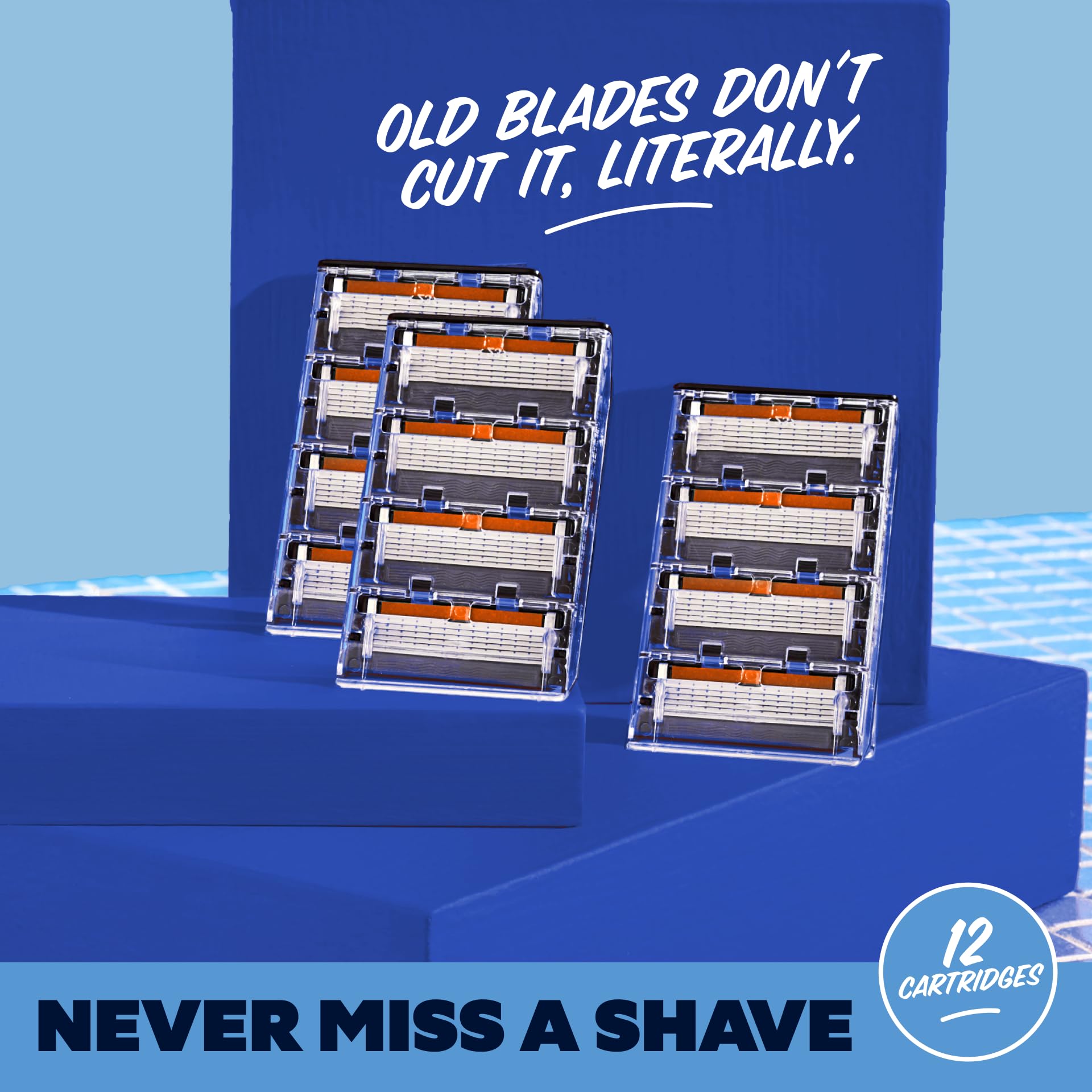 Dollar Shave Club close shave using high-quality blades for comfort.