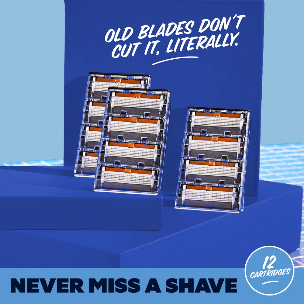 Dollar Shave Club close shave using high-quality blades for comfort.