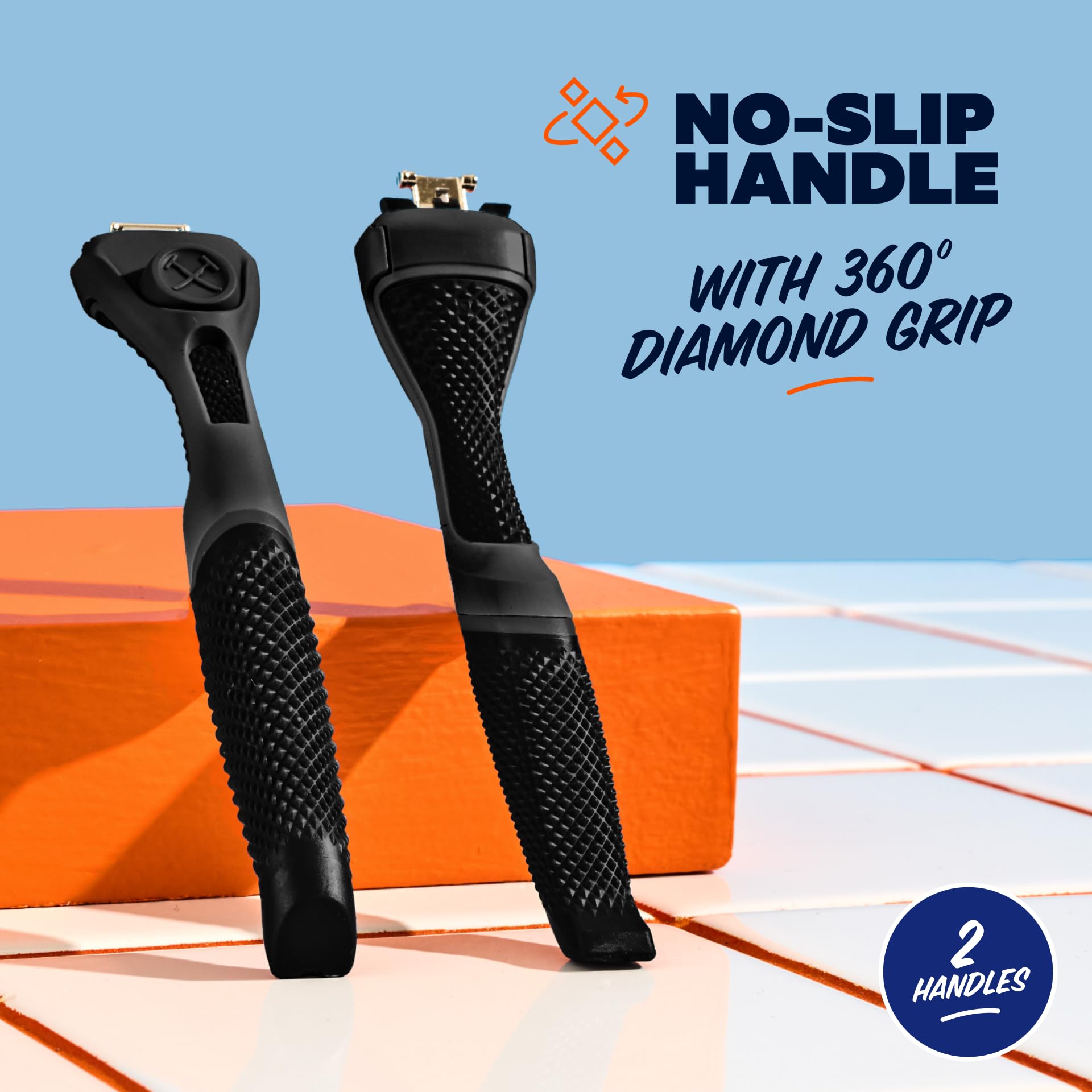 Dollar Shave Club compatible with 4 or 6 blade cartridges.
